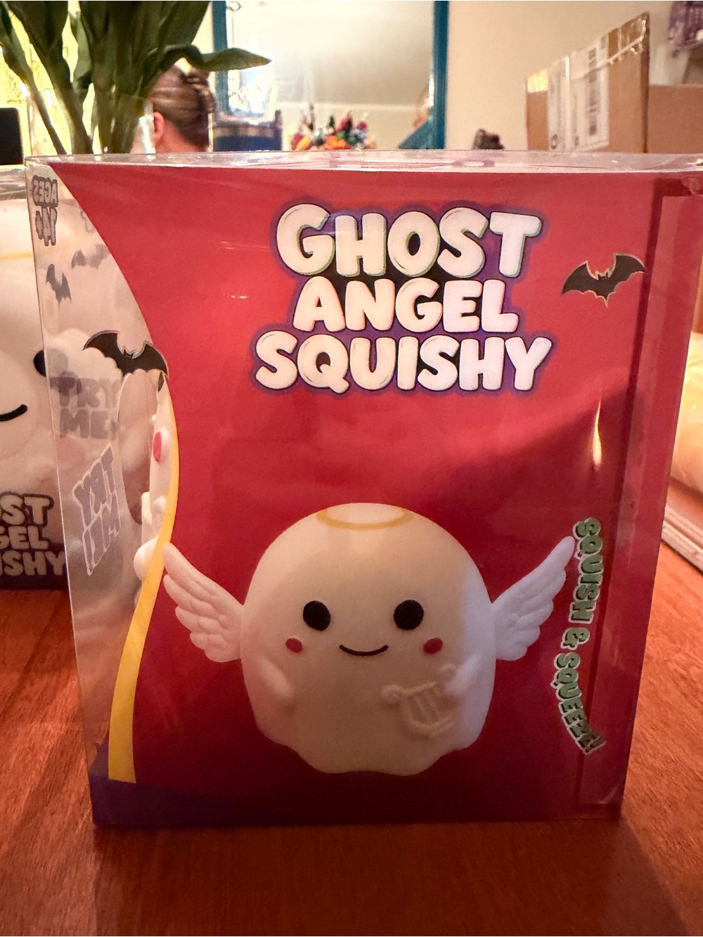 Ghost Angel Squishy 👻🪽 Jumbo Sensory Stress Toy – Brand New in Box